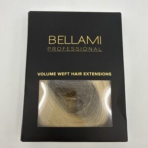 Bellami Professional Volume Weft 16" Walnut Brown Ash Blonde #3/60 Rooted 120g